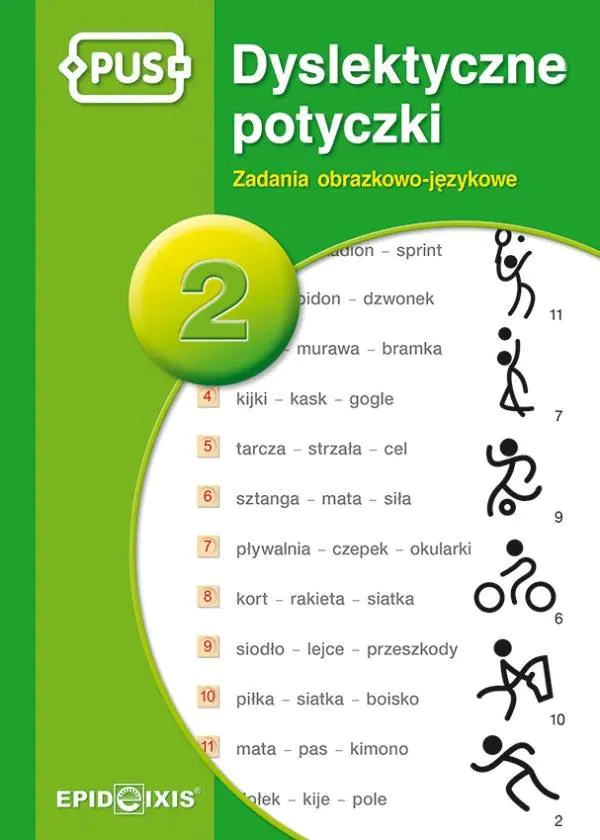 Książka - Dyslektyczne Potyczki. Część 2. Zadania obrazkowo-językowe