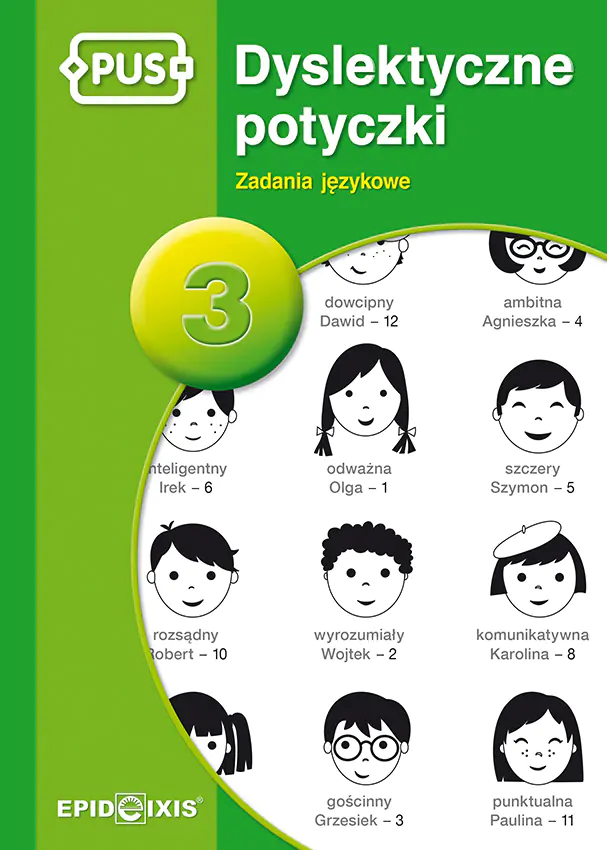 Książka - Dyslektyczne potyczki. Część 3. Zadania językowe