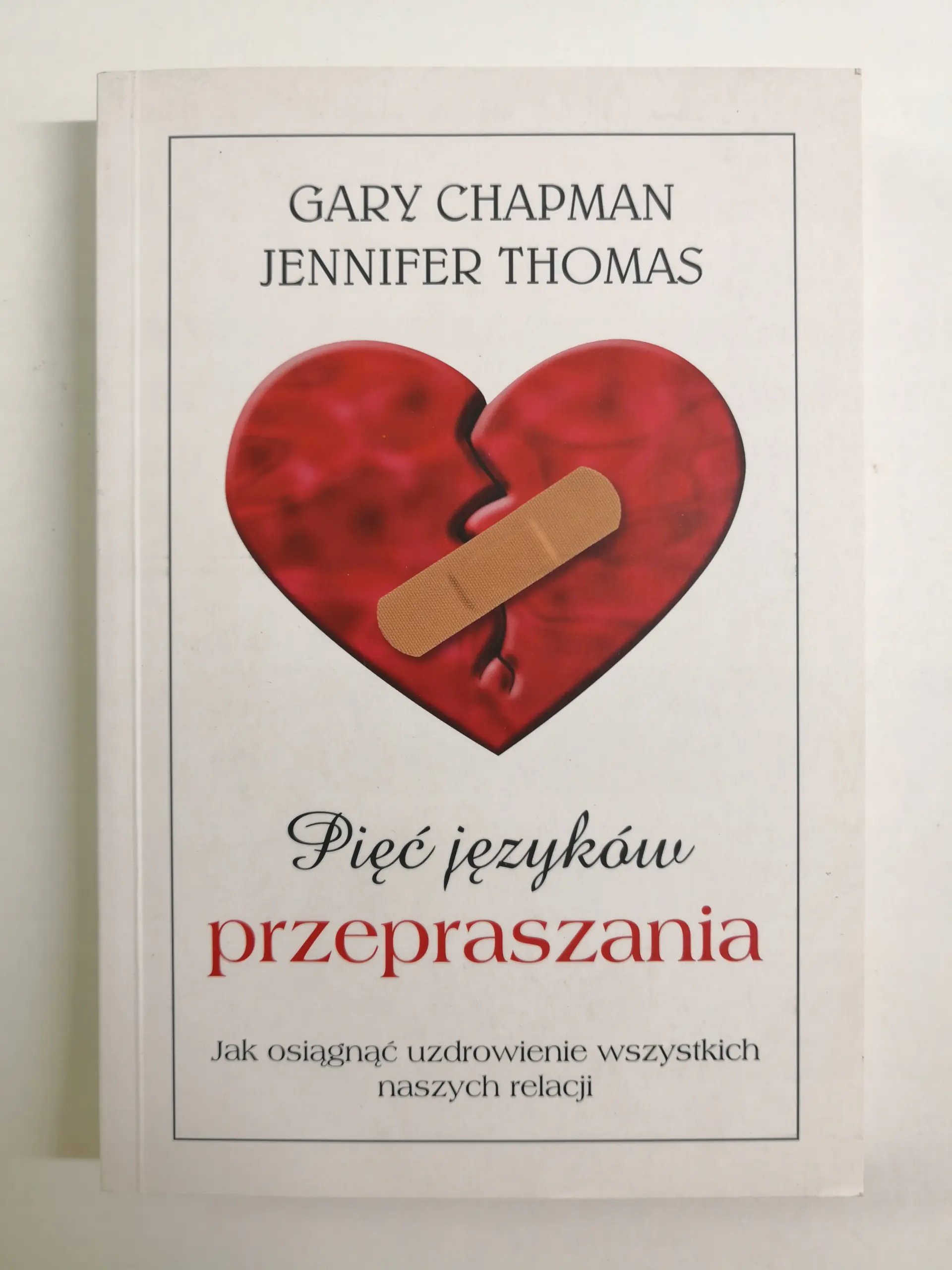 Książka - Pięć języków przepraszania