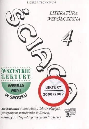 Książka - Ściąga 4. Literatura współczesna