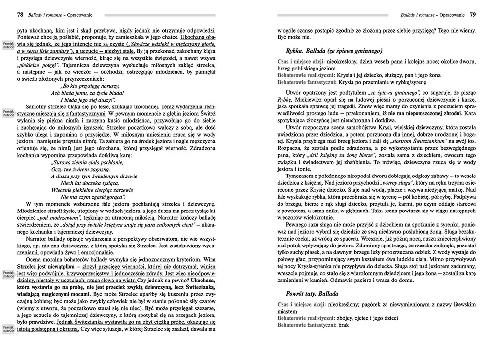 Książka - Ballady i romanse