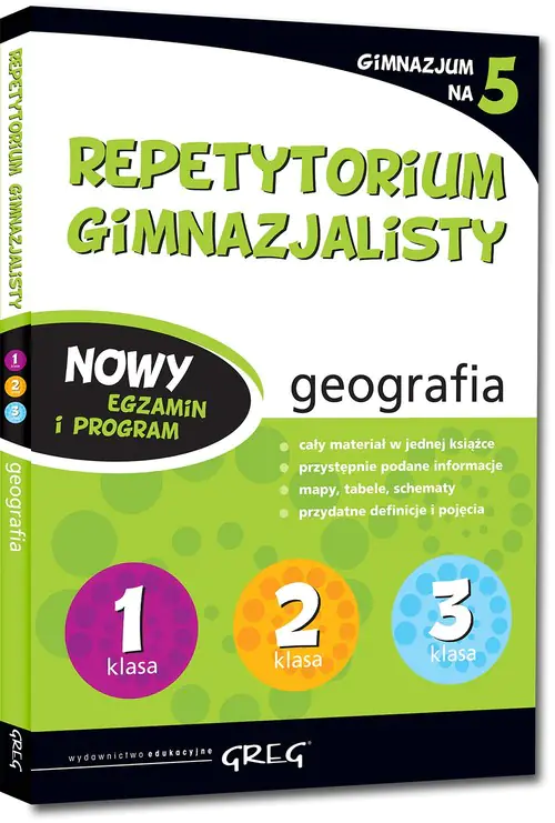 Książka - Repetytorium gimnazjalisty. Geografia. 2019