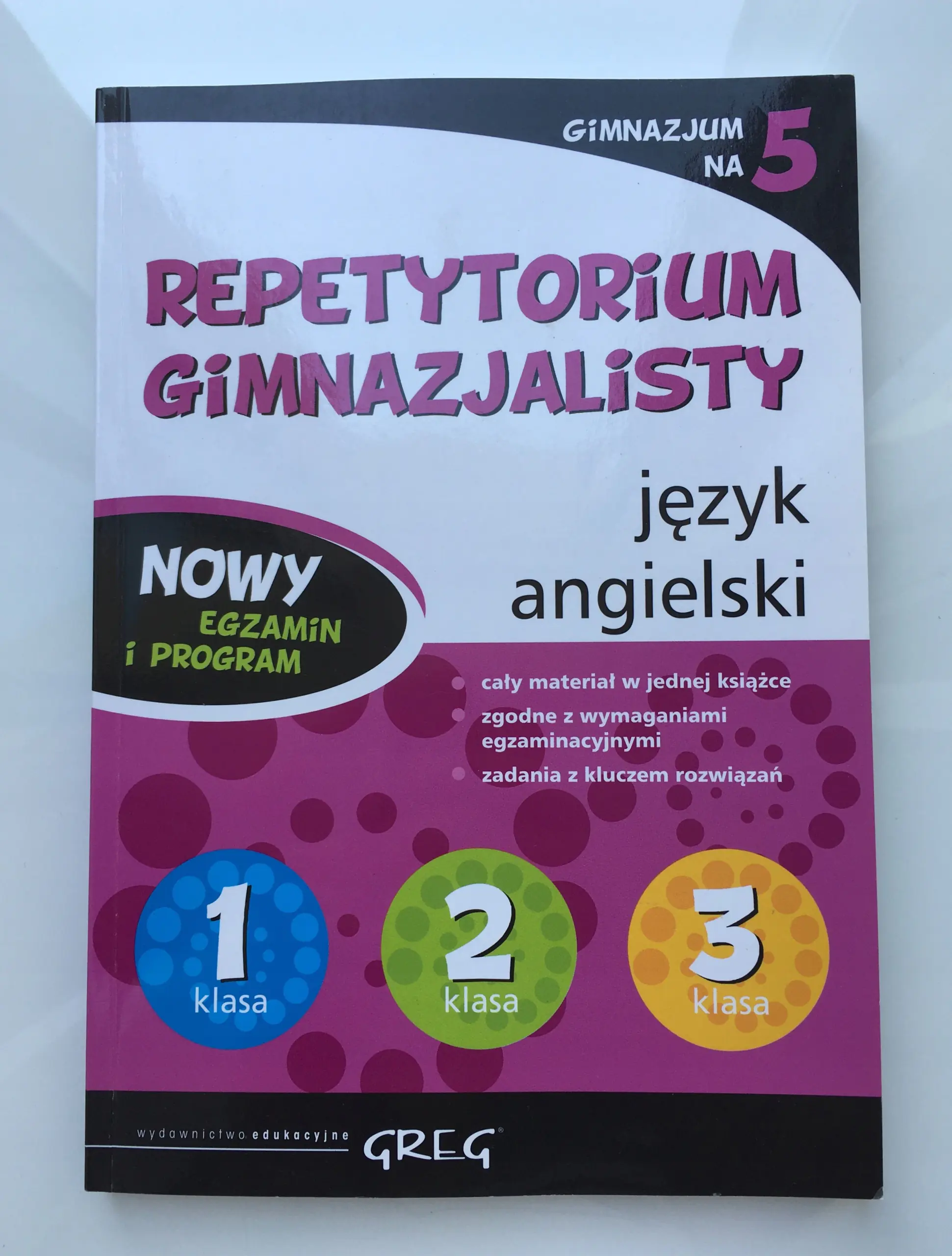 Książka - Repetytorium gimnazjalisty. Język angielski
