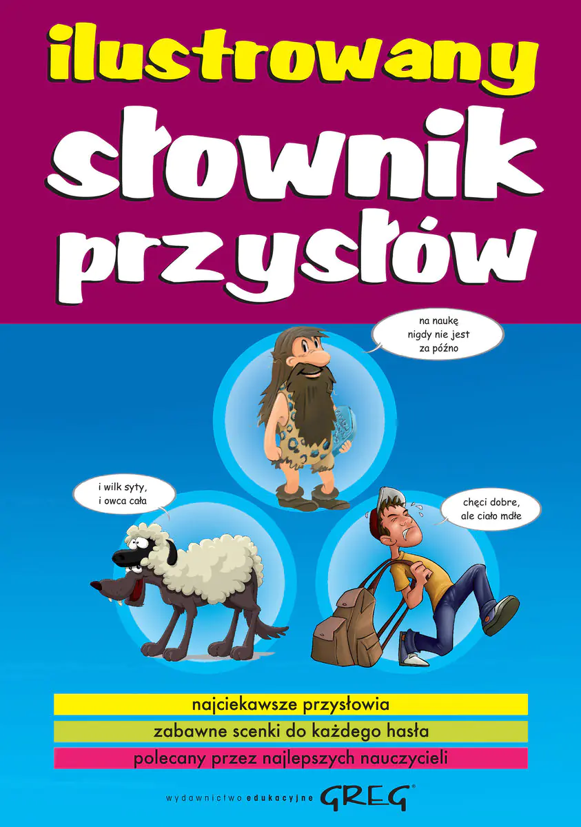 Książka - Ilustrowany słownik przysłów