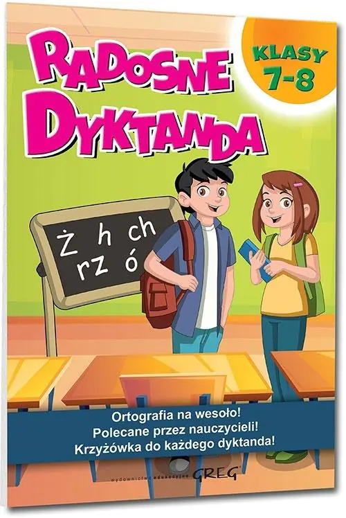 Książka - Radosne dyktanda klasy 7-8