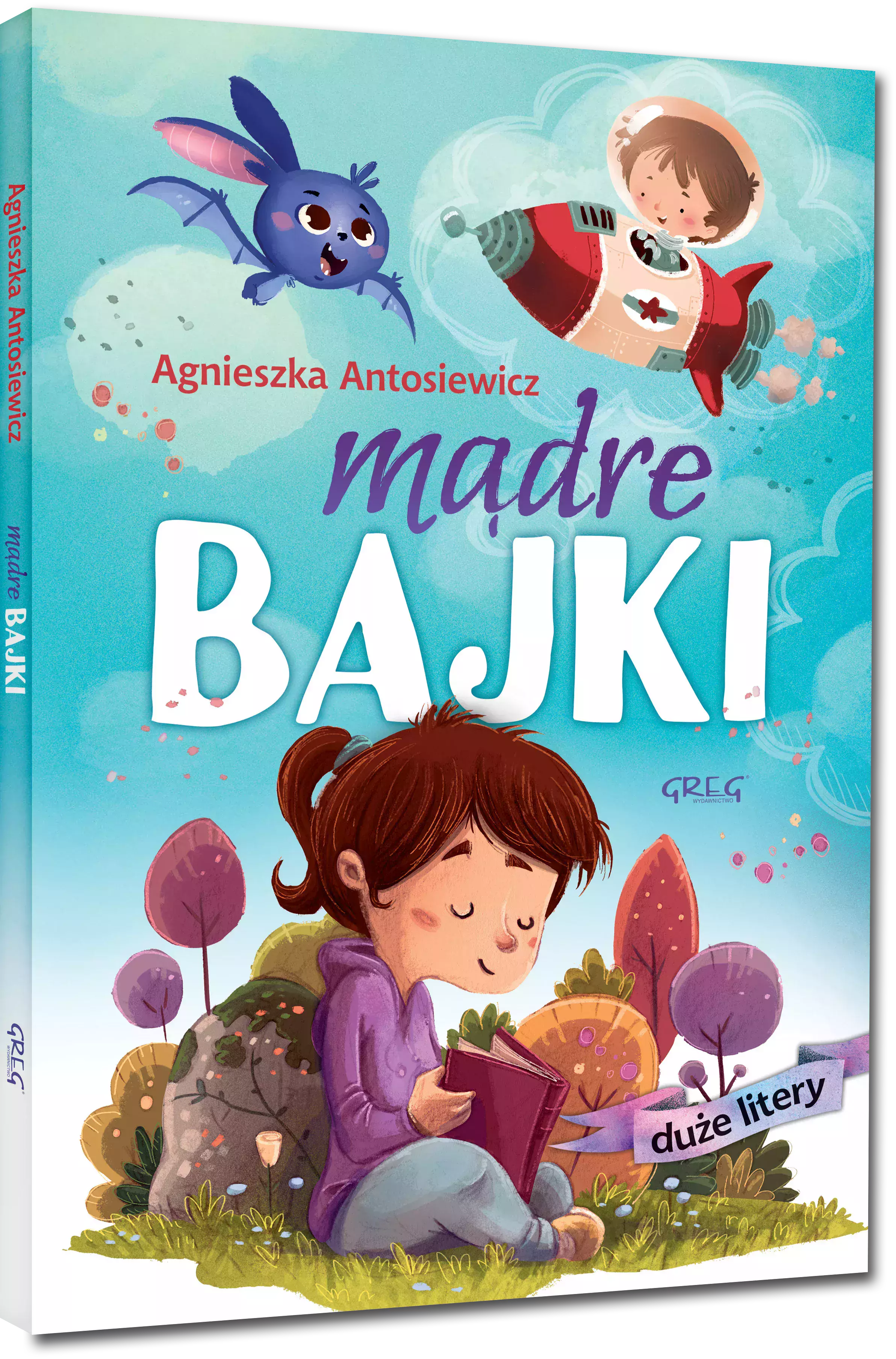 Książka - Mądre bajki. Duże litery