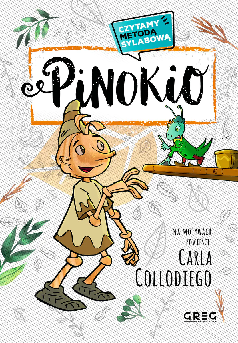 Książka - Pinokio. Czytamy metodą sylabową