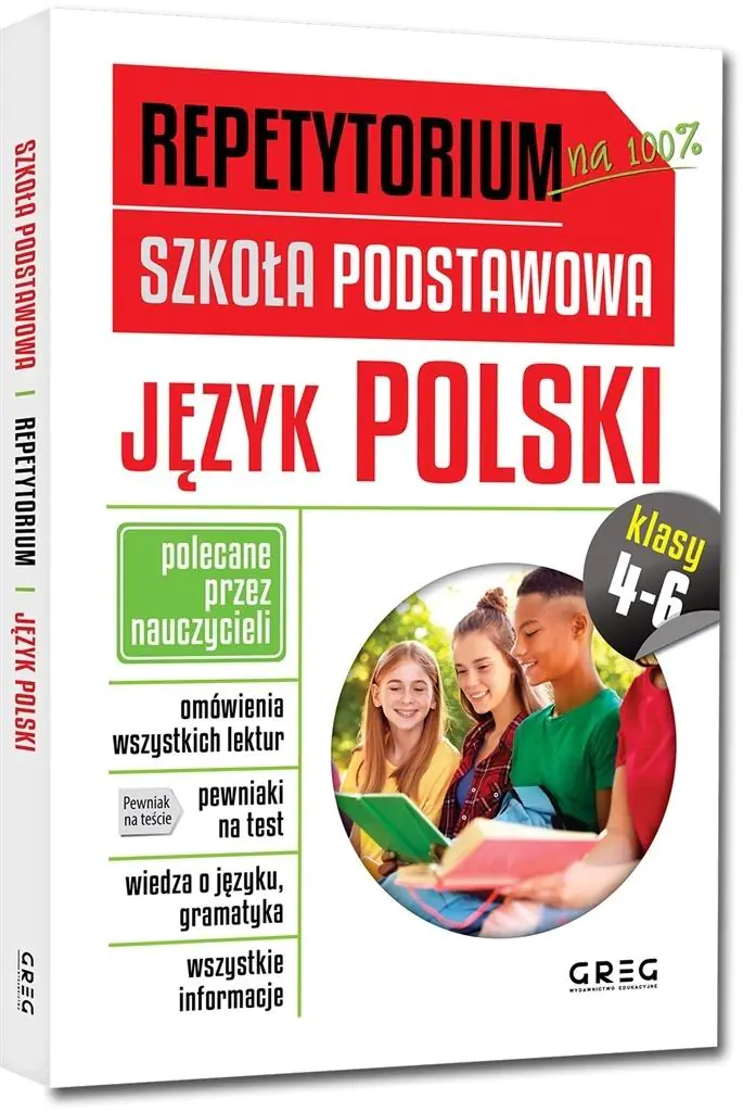 Książka - Język polski. Repetytorium. Klasa 4-6. Szkoła podstawowa