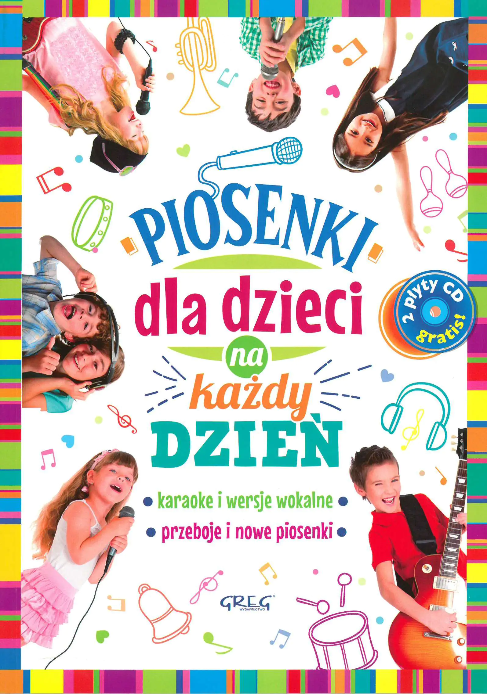 Książka - Piosenki dla dzieci na każdy dzień + CD