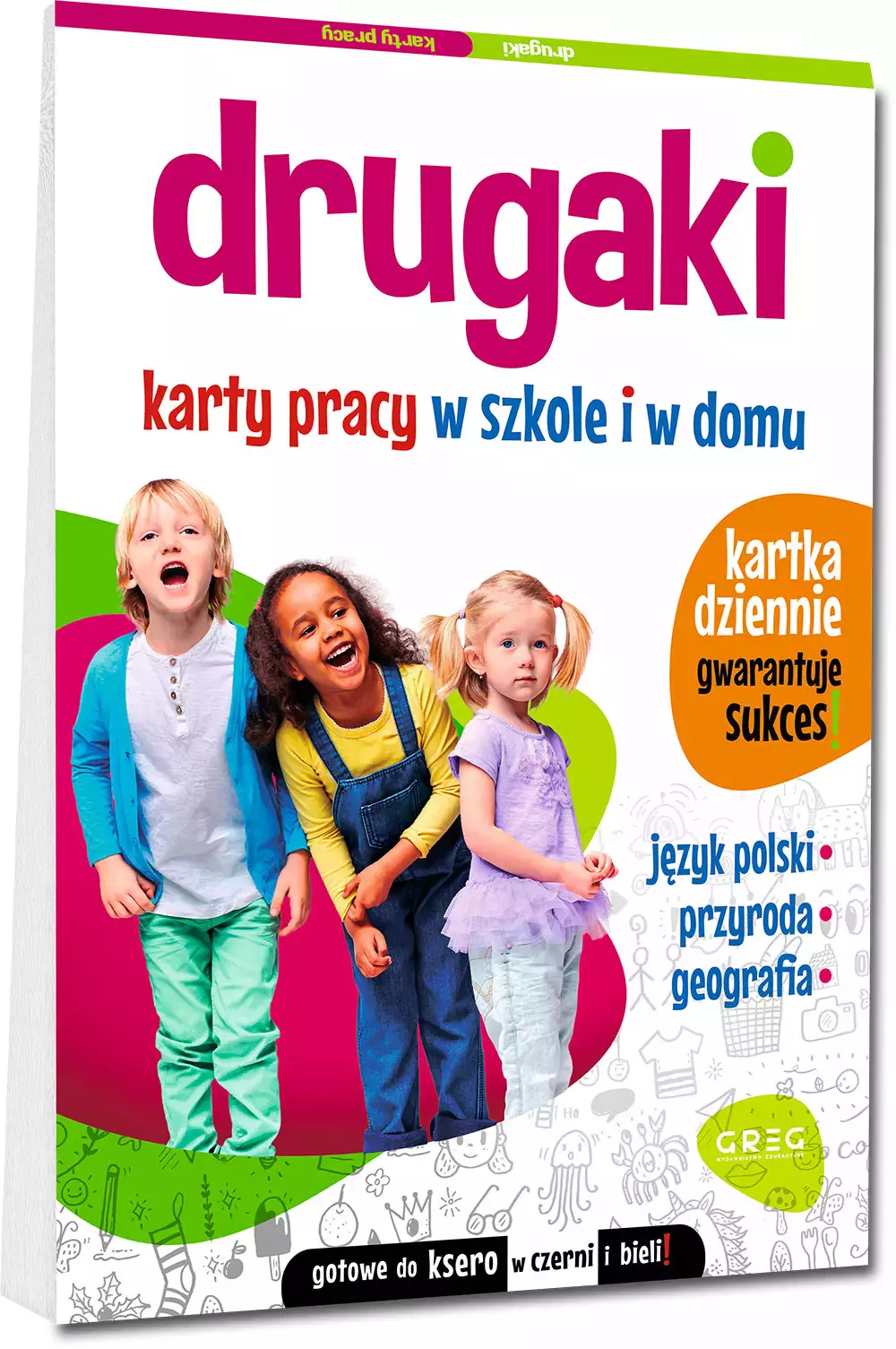 Książka - Drugaki. Karty pracy w szkole i w domu