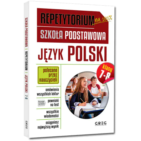 Książka - Język polski. Repetytorium. Klasa 7-8. Szkoła podstawowa