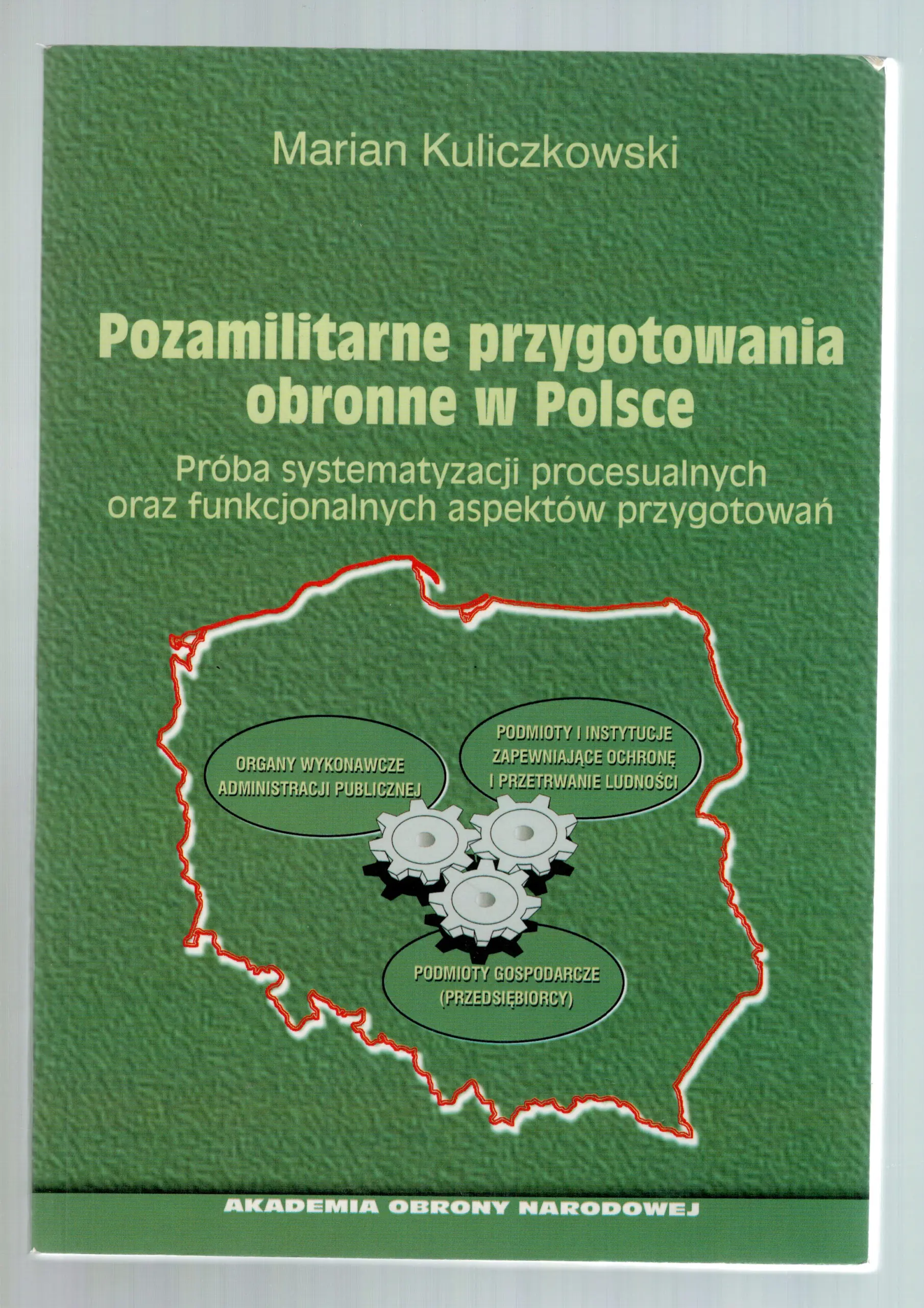 Książka - Pozamilitarne przygotowania obronne w Polsce