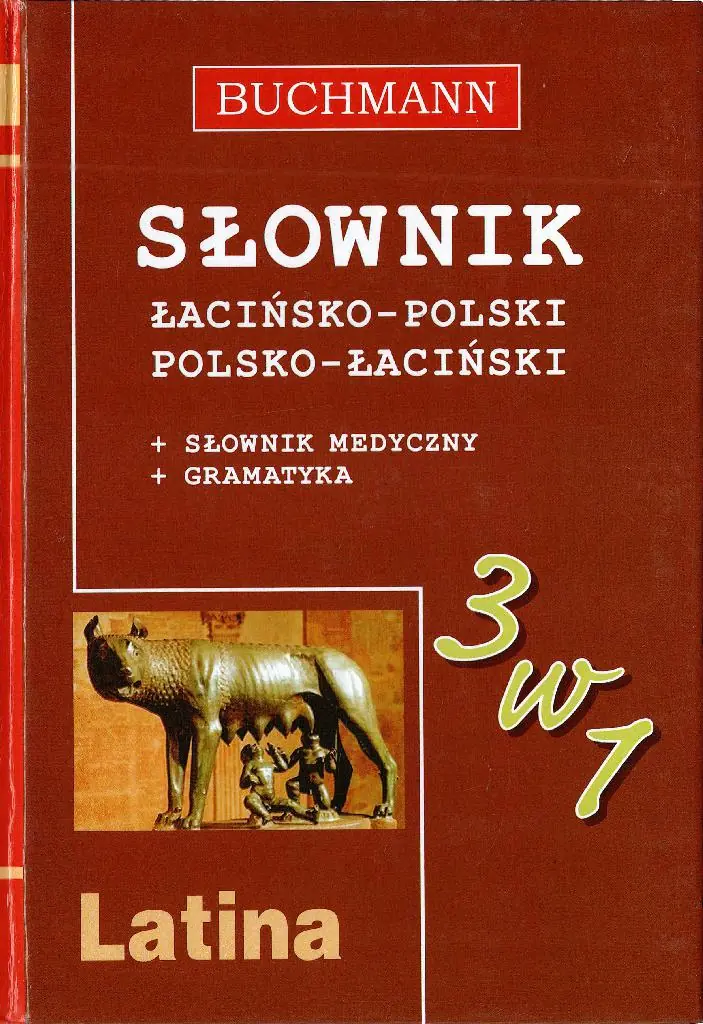 Książka - Słownik łacińsko-polski polsko-łaciński 3 w 1
