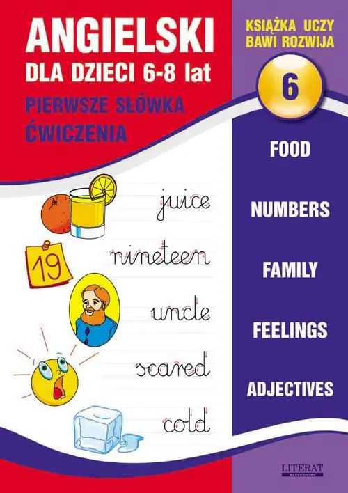 Książka - Angielski dla dzieci z.06 6-8 lat LITERAT