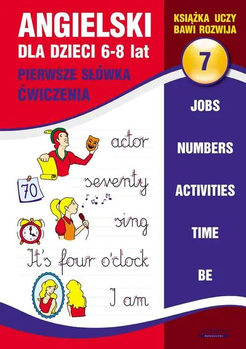 Książka - Angielski dla dzieci z.07 6-8 lat LITERAT