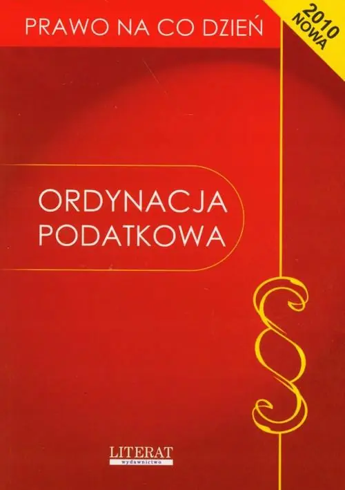 Książka - ORDYNACJA PODATKOWA. PRAWO NA CO DZIEŃ.