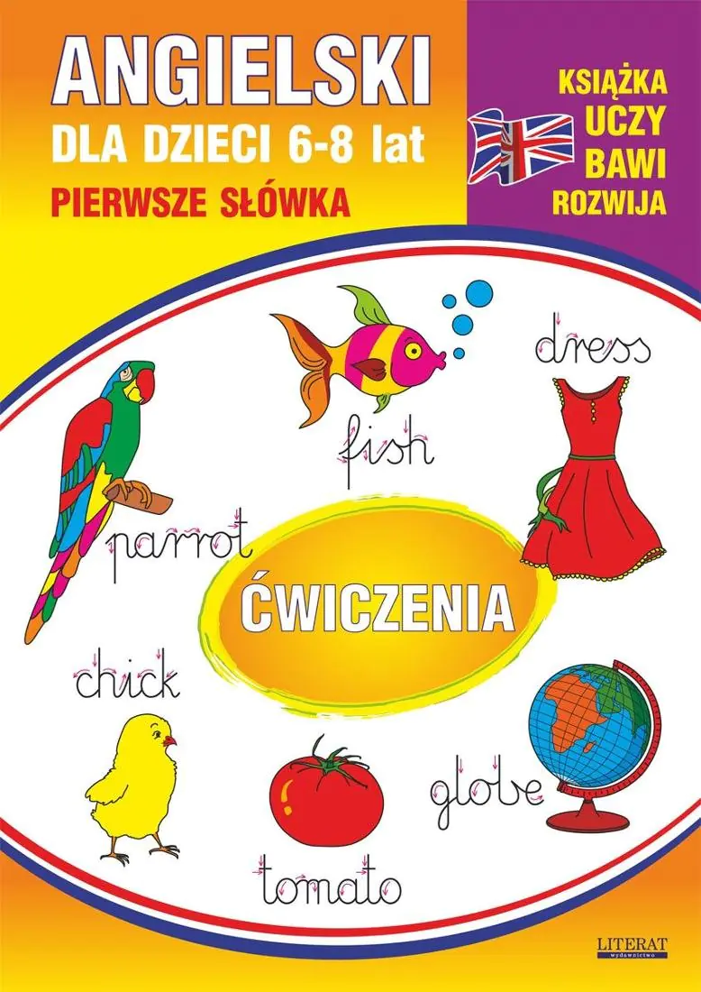 Książka - Angielski dla dzieci 10. 6-8 lat. Pierwsze słowka. Ćwiczenia. Zeszyt 10