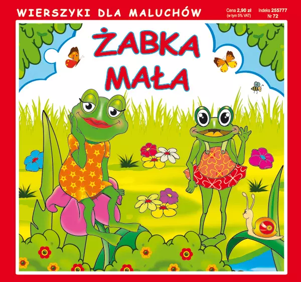Książka - Wierszyki dla maluchów. Żabka mała