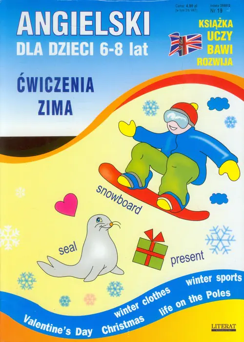 Książka - Angielski dla dzieci 6-8 lat Ćwiczenia jesień + Ćwiczenia zima