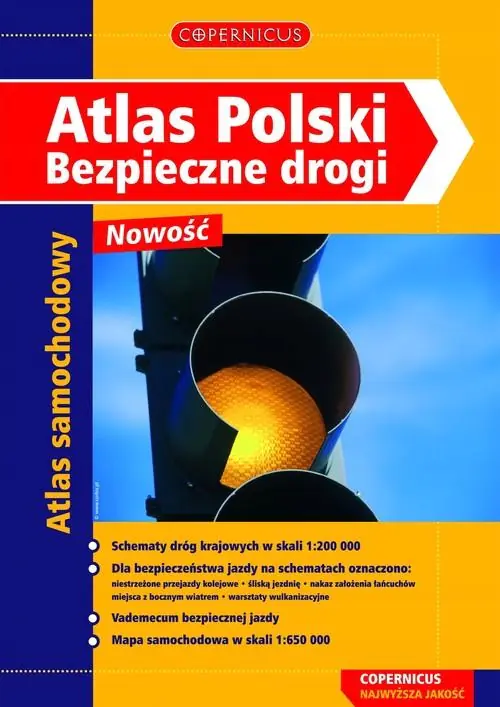 Książka - Atlas Polski Bezpieczne drogi