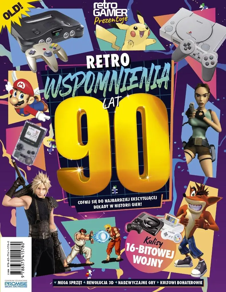 Książka - Retro Wspomnienia lat 90. Cofnij się do najbardziej ekscytującej dekady w historii gier!