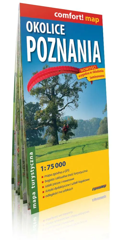 Książka - Comfort!map Okolice Poznania 1:75 000 mapa