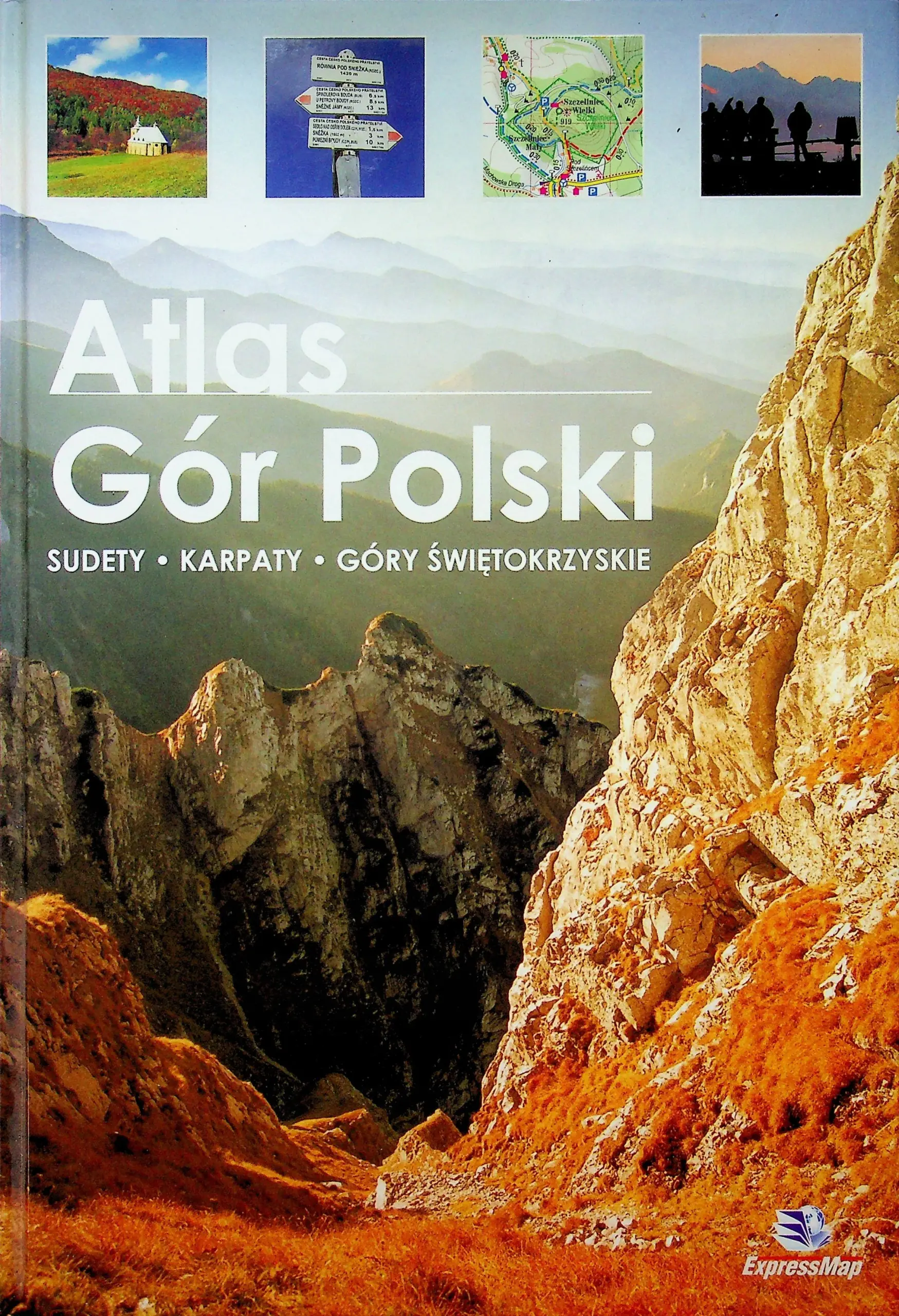Książka - Atlas Gór Polski: Sudety, Karpaty, Góry świętokrzyskie