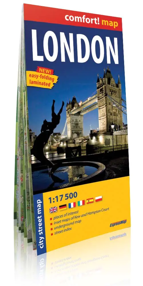 Książka - Comfort!map London (Londyn) 1:17 500 plan miasta