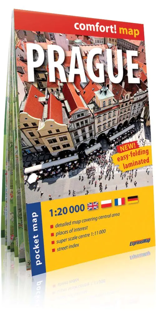 Książka - Praga. Plan miasta 1:20 000