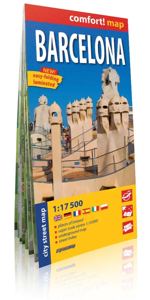 Książka - Barcelona. Plan miasta 1:17 500