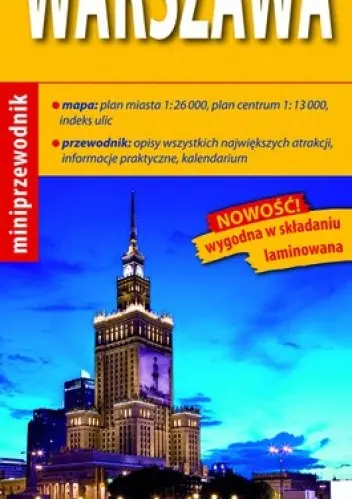 Książka - Warszawa map & guide 1:26 000