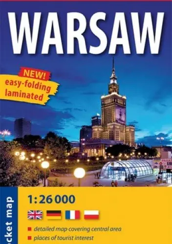 Książka - Comfort!map Warszawa 1:26 000 kieszonkowy