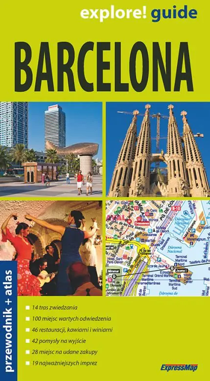 Książka - Barcelona przewodnik   atlas