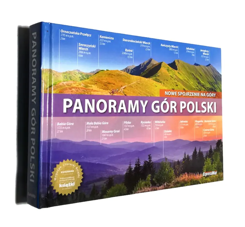Książka - Panoramy Gór Polski Nowe spojrzenie na góry
