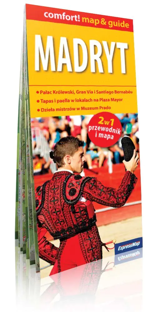 Książka - Madryt 2w1. Przewodnik i mapa