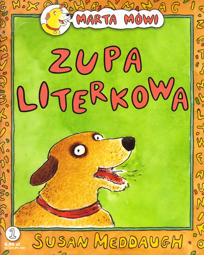 Książka - Marta Mówi. Zupa literkowa