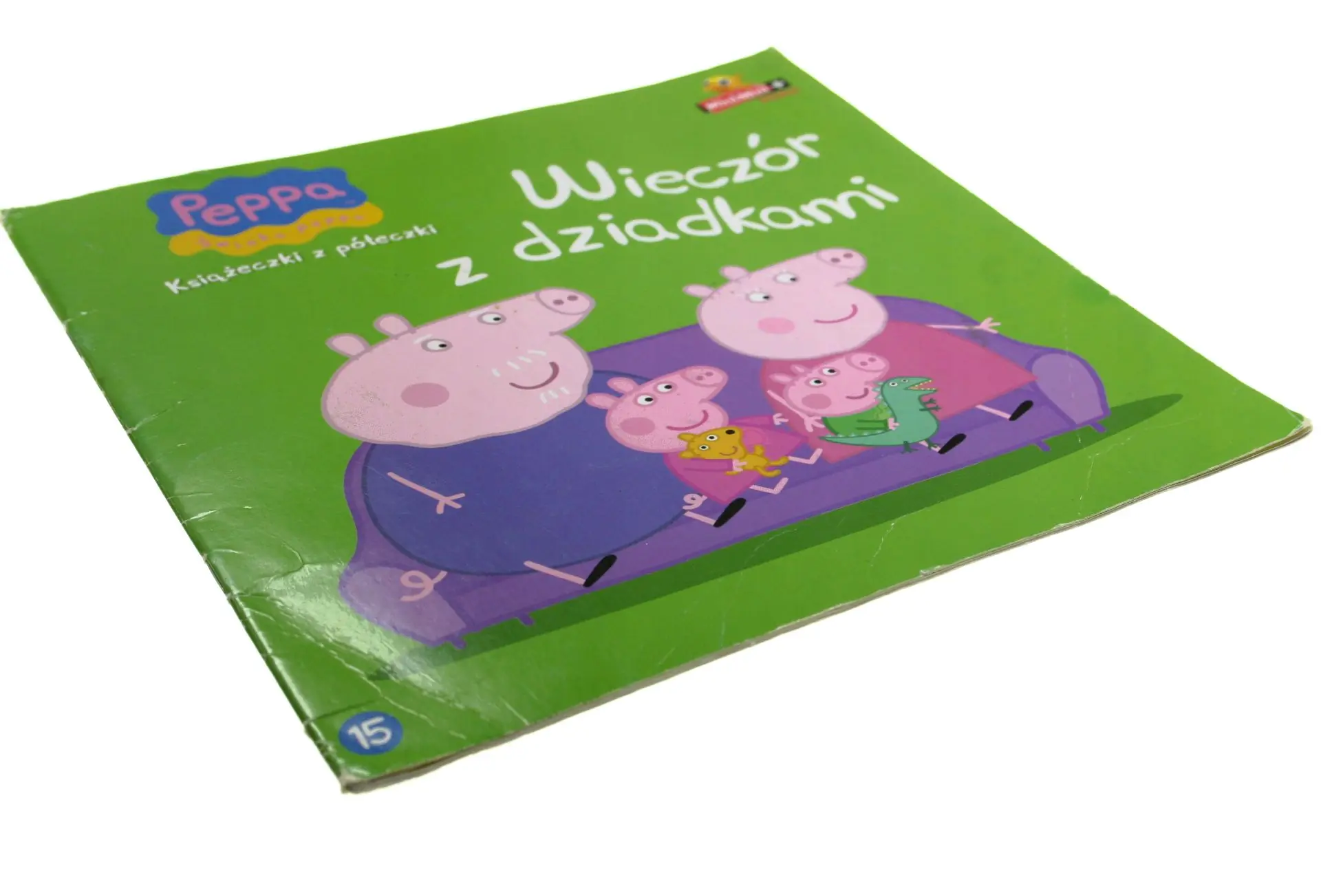 Książka - Świnka Peppa Książeczki z półeczki 15 Wieczór z dziadkami