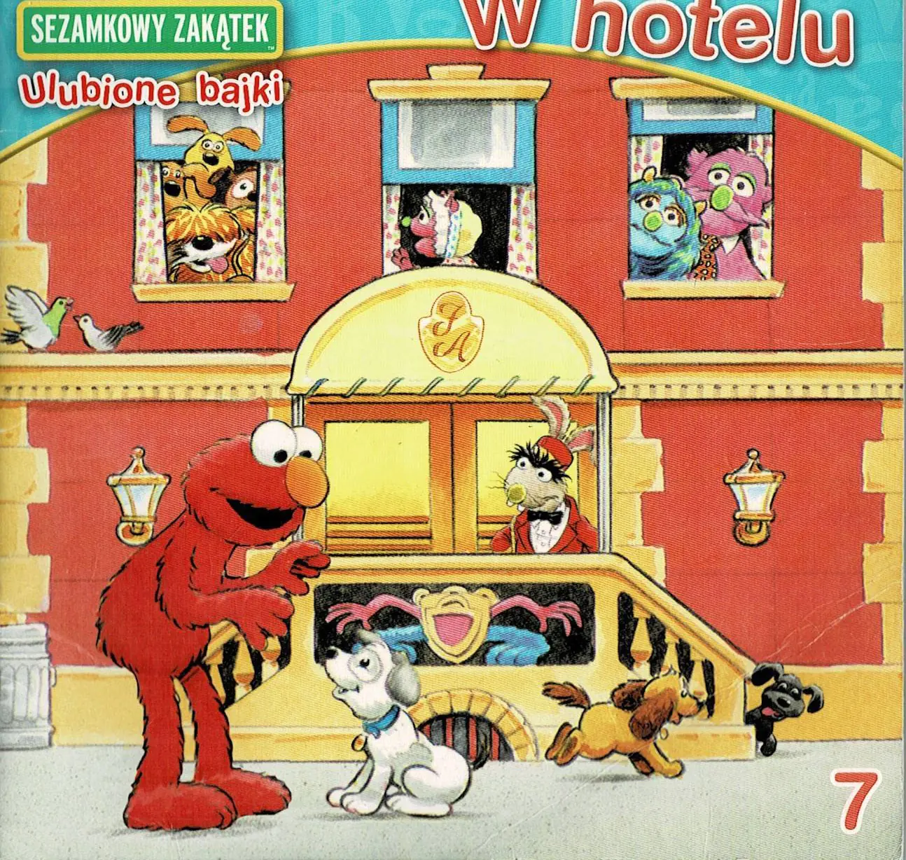 Książka - Sezamkowy Zakątek Ulubione bajki 7 W hotelu