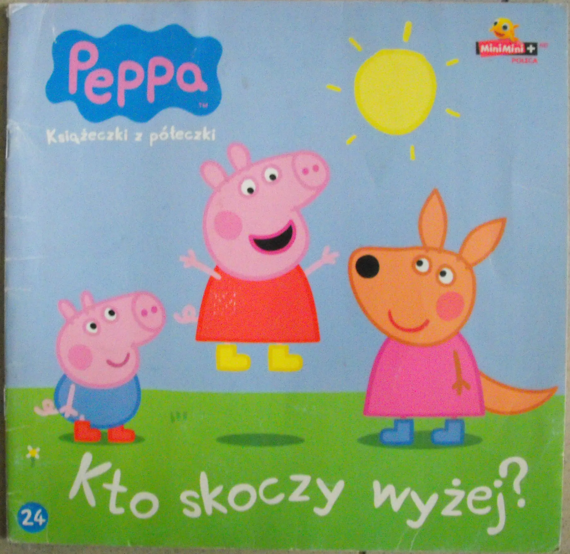 Książka - Świnka Peppa. Książeczki z.. 24 Kto skoczy wyżej?