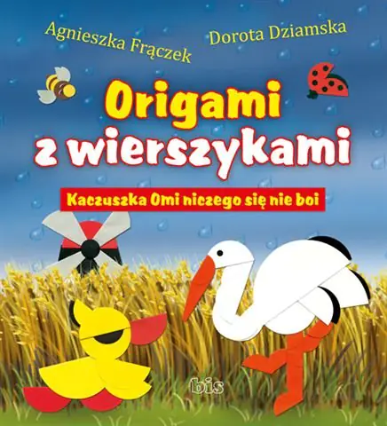 Książka - Origami z wierszykami. Kaczuszka OMI niczego się nie boi