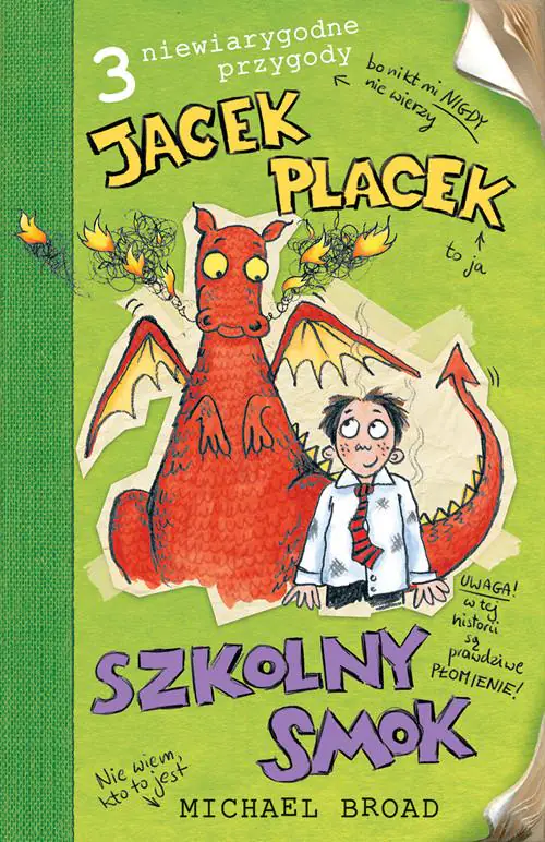 Książka - Jacek Placek. Szkolny smok