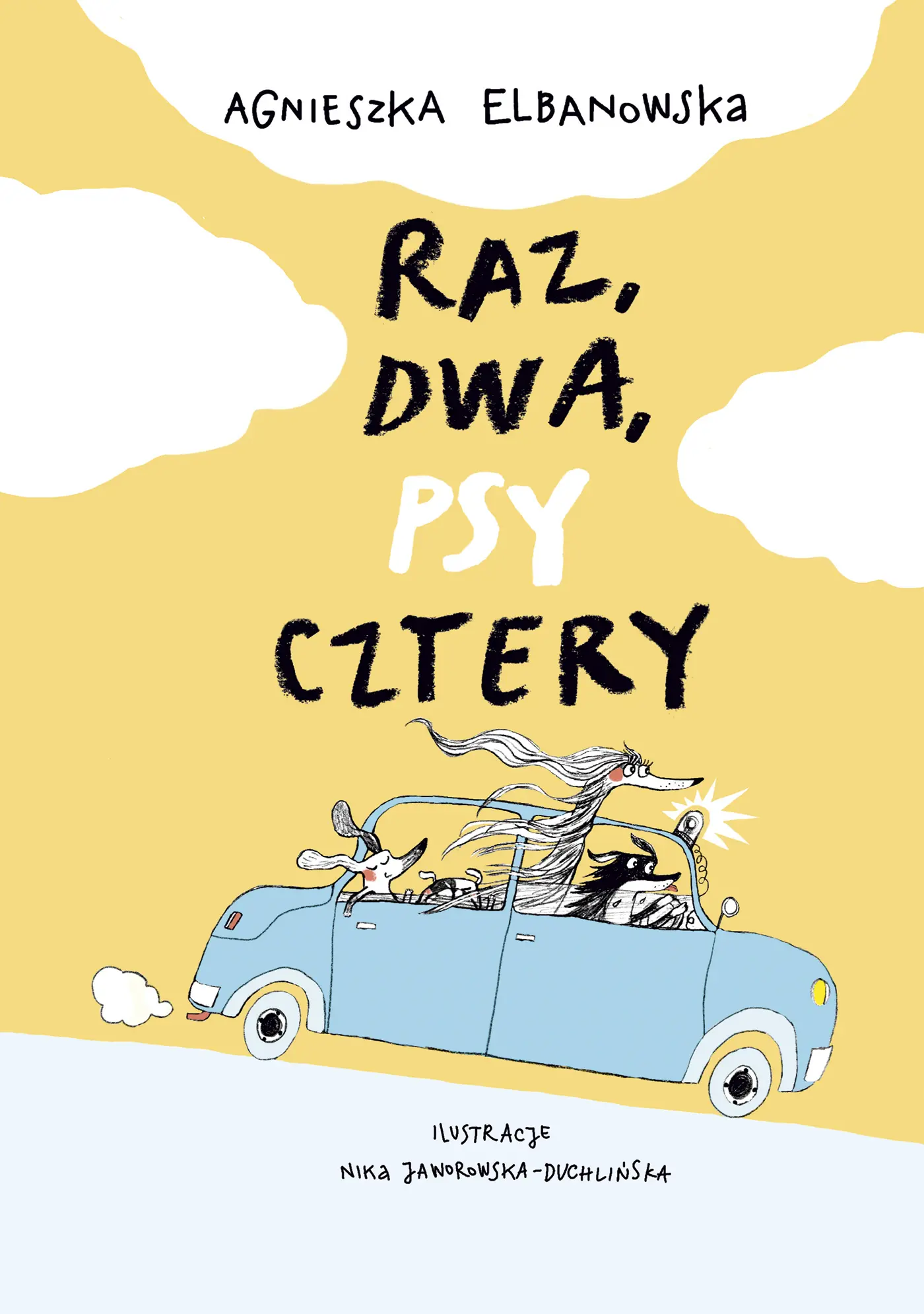Książka - Raz, dwa, psy, cztery