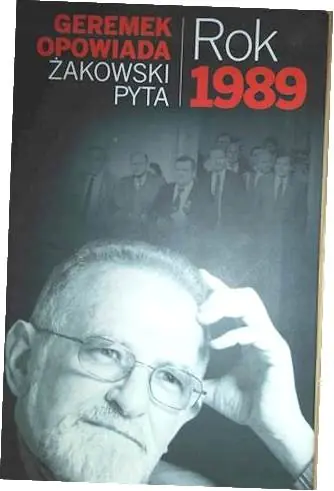 Książka - Geremek opowiada. Żakowski pyta. Rok 1989