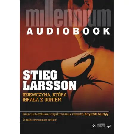 Książka - Dziewczyna, która igrała z ogniem. Millennium. Tom 2