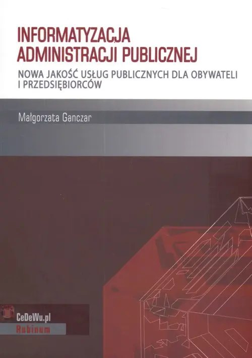 Książka - Informatyzacja administracji publicznej