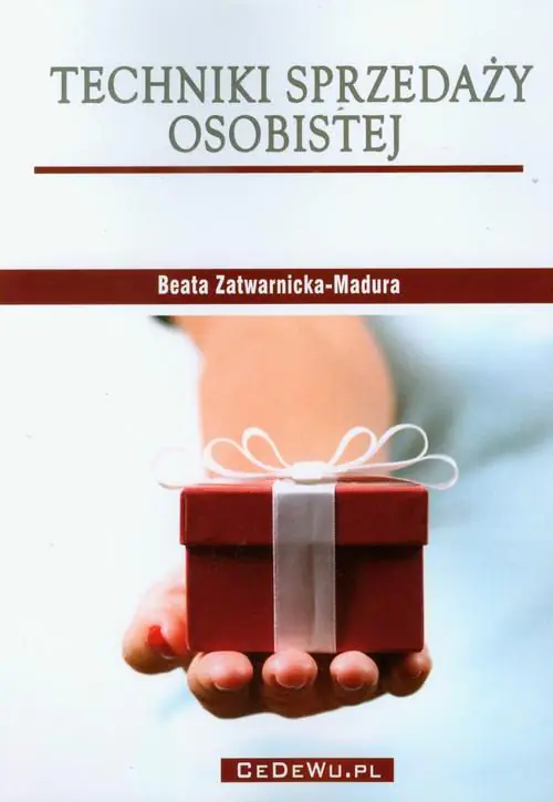 Książka - Techniki sprzedaży osobistej