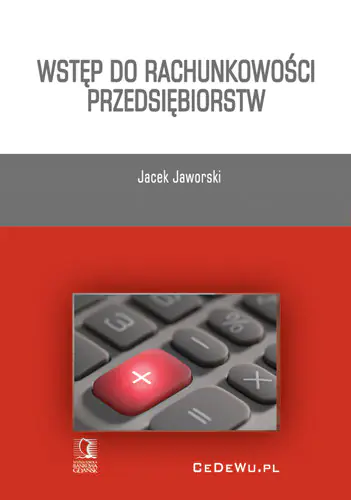 Książka - Wstęp do rachunkowości przedsiębiorstw