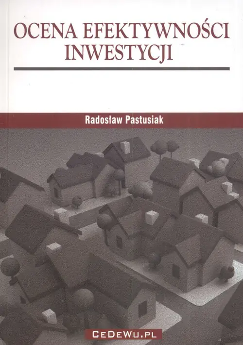 Książka - Ocena efektywności inwestycji