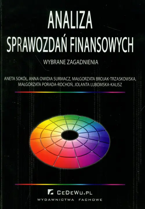 Książka - Analiza sprawozdań finansowych