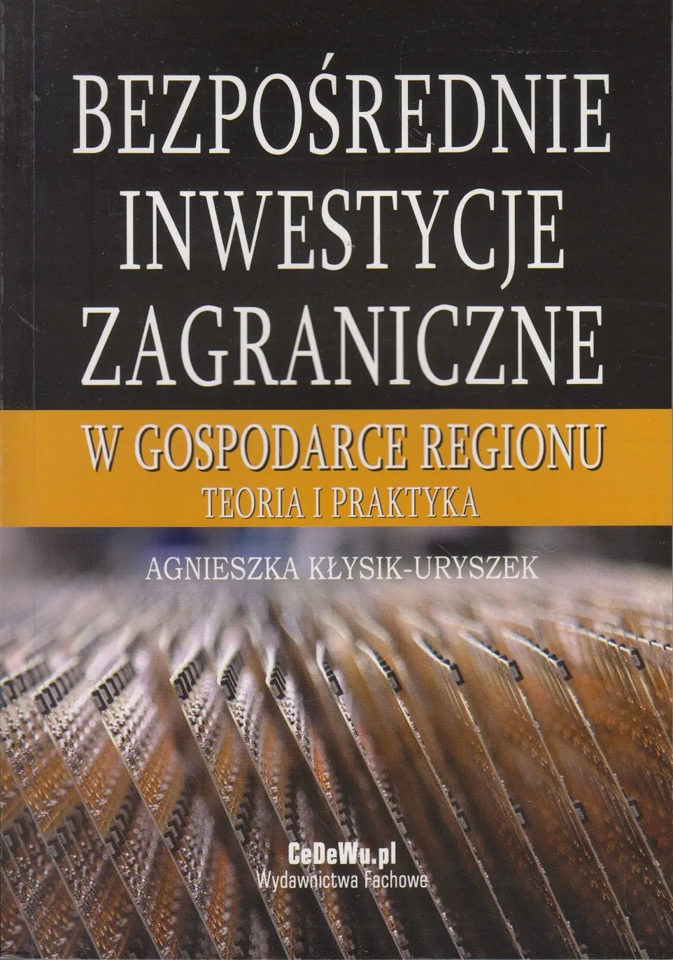 Książka - Bezpośrednie Inwestycje Zagraniczne w Gospodarce Regionu. Teoria i Praktyka